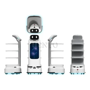 Home food delivery robot robot waiter for restaurant.webp